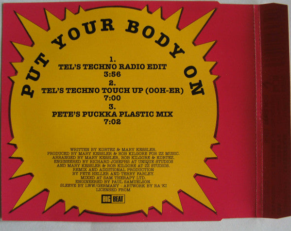 Kortez : Put Your Body On (CD, Maxi)