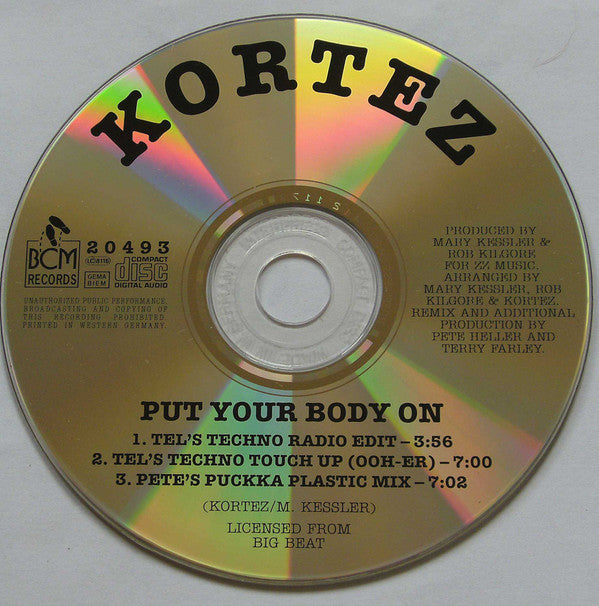 Kortez : Put Your Body On (CD, Maxi)