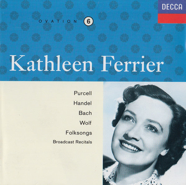 Kathleen Ferrier, Henry Purcell, Georg Friedrich Händel, Johann Sebastian Bach, Hugo Wolf : Broadcast Recitals (CD, Album, Comp, Mono, RM)