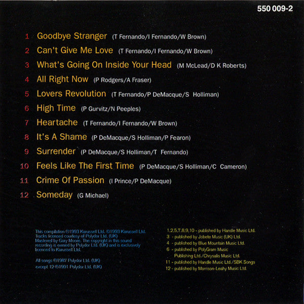 Pepsi & Shirlie : Heartache (CD, Comp)