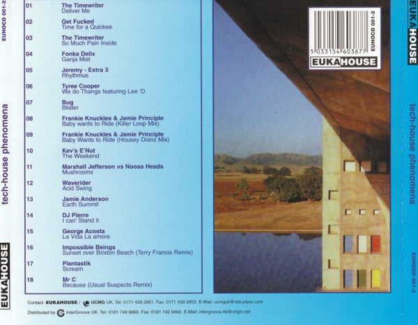 Murf : Tech-House Phenomena (CD, Comp, Mixed)
