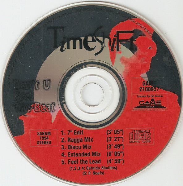 Timeshift : Don't U Feel The Beat (CD, Maxi)