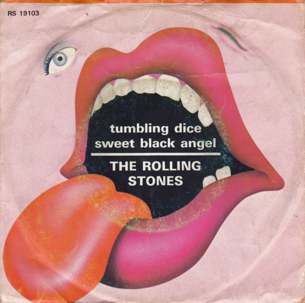The Rolling Stones : Tumbling Dice / Sweet Black Angel (7", Single, Kno)
