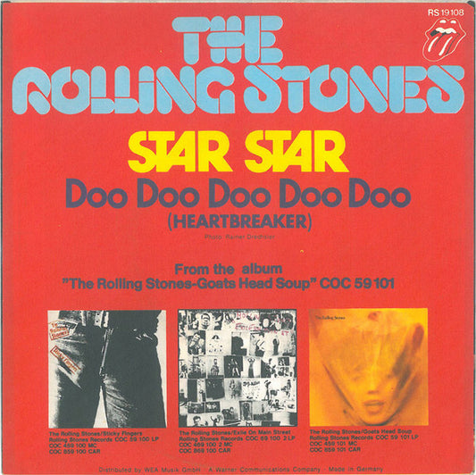 The Rolling Stones : Star Star  (7", Single)