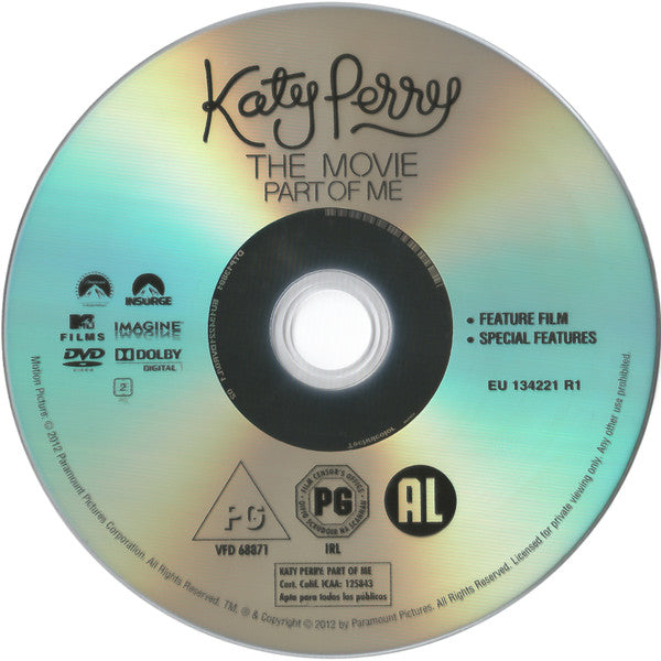 Katy Perry : Katy Perry The Movie: Part Of Me (DVD-V, Copy Prot., Multichannel, PAL)