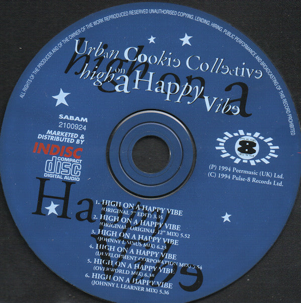 Urban Cookie Collective : High On A Happy Vibe (CD, Maxi)