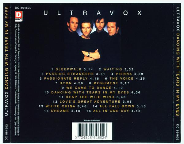 Ultravox : Dancing With Tears In My Eyes (CD, Comp, RE)