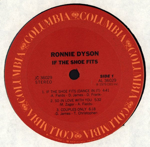 Ronnie Dyson : If The Shoe Fits (LP, Album)