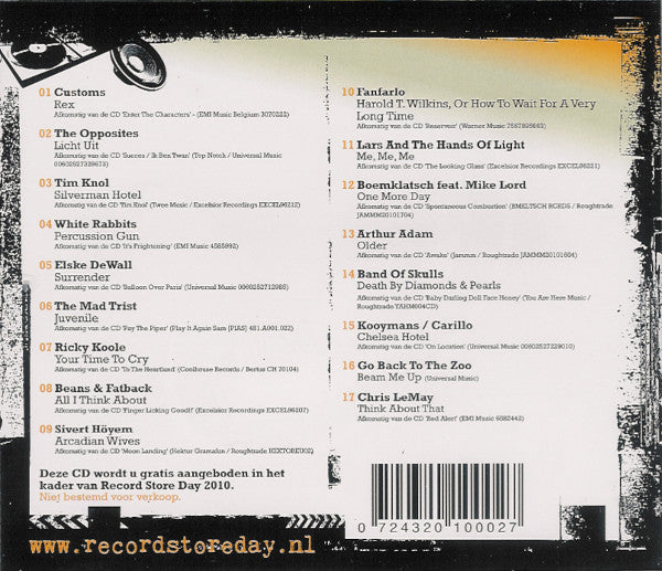 Various : Record Store Day Edition 2010 (CD, RSD, Comp, Promo)