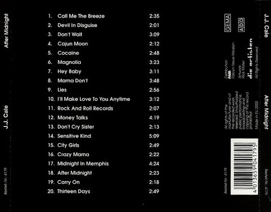 J.J. Cale : After Midnight (CD, Comp)