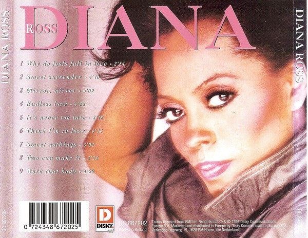 Diana Ross : Why Do Fools Fall In Love (CD, Album)