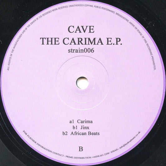 Cave : The Carima E.P. (12", EP)