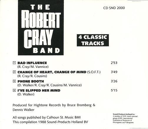 The Robert Cray Band : 4 Classic Tracks (CD, Mini, Single)