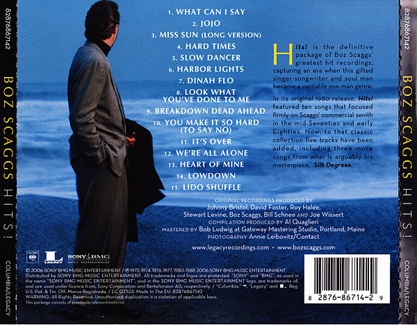 Boz Scaggs : Hits! (CD, Comp, RE)