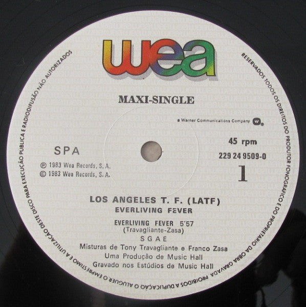 Los Angeles T.F. : Everliving Fever (12")