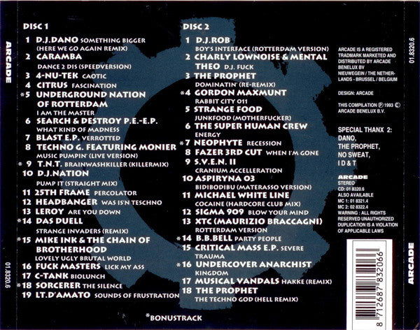 Various : Thunderdome II - Judgement Day (Back From Hell!) (2xCD, Comp, P/Mixed)