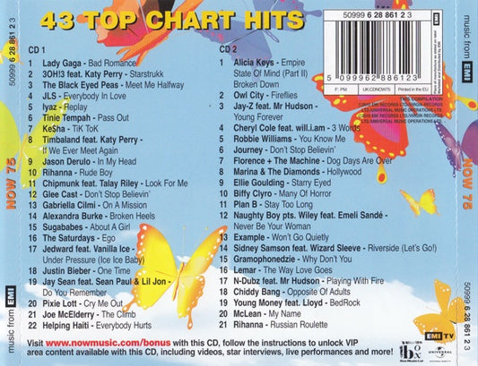 Various : Now That's What I Call Music! 75 (2xCD, Comp)