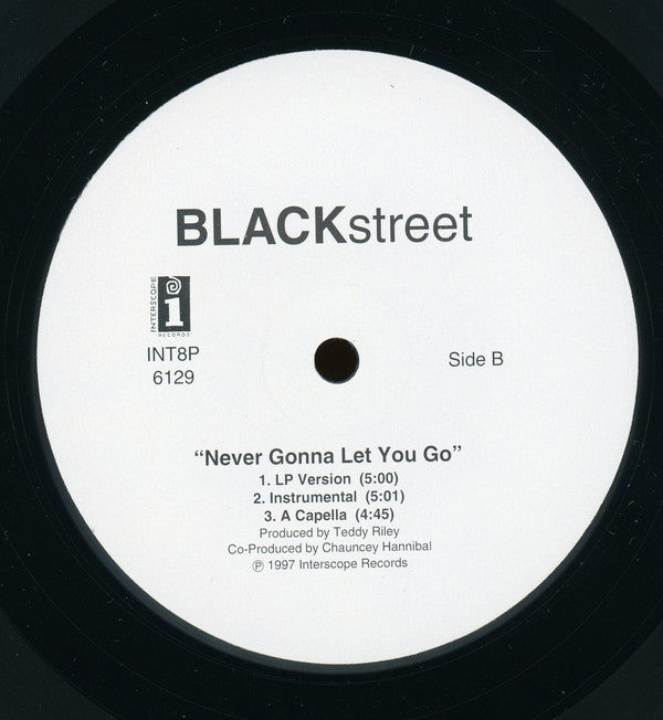 BLACKstreet : Don't Leave Me / Never Gonna Let You Go (12", Promo)