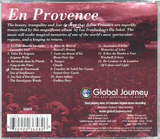 Les Troubadours Du Soleil : En Provence (CD, Album)