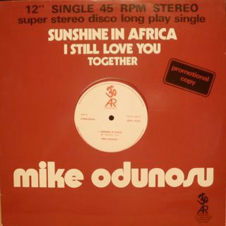 Mike Odumosu : Sunshine In Africa (12", Single, Red)