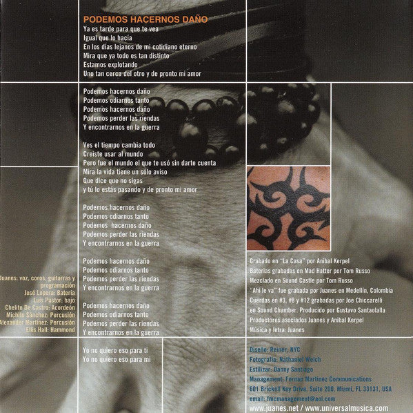 Juanes : Fijate Bien (CD, Album, RE)