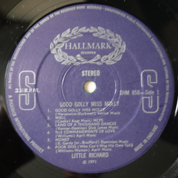Little Richard : Good Golly Miss Molly (LP, Comp)