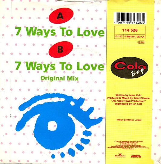 Cola Boy : 7 Ways To Love (7", Single, Sil)