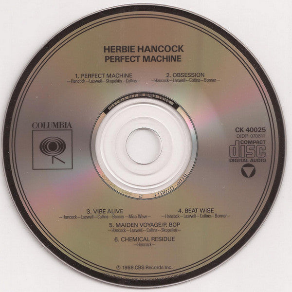 Herbie Hancock : Perfect Machine (CD, Album, RP)