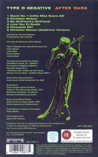 Type O Negative : After Dark (VHS, PAL)