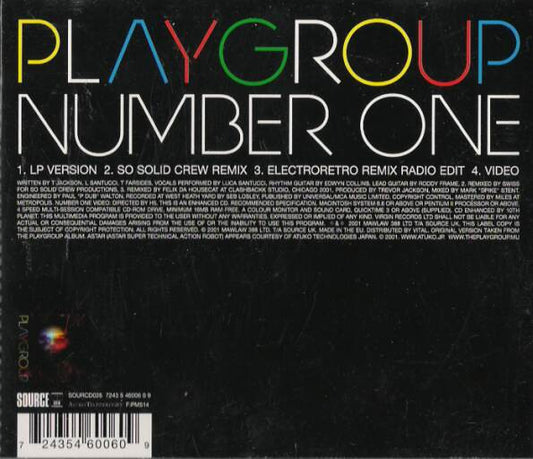 Playgroup : Number One (CD, Single, Enh)