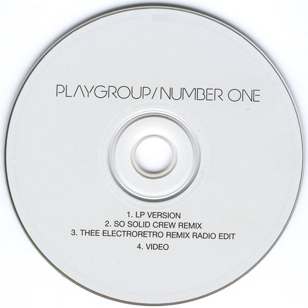 Playgroup : Number One (CD, Single, Enh)