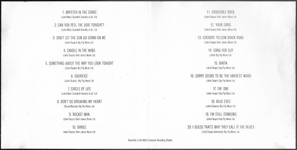 Pierre Vangelis : Instrumental Elton John (CD, Comp, RE)