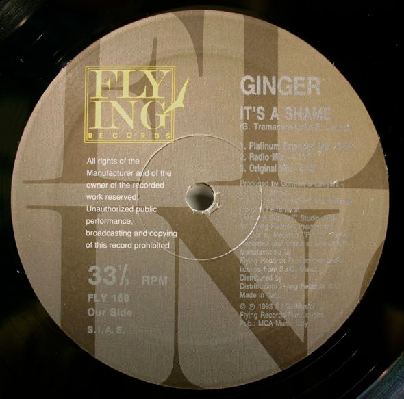 Ginger Brew : It's A Shame (12")