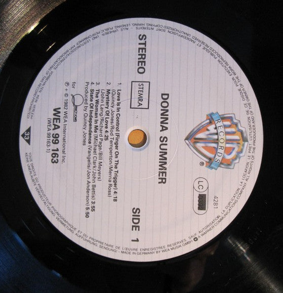 Donna Summer : Donna Summer (LP, Album)