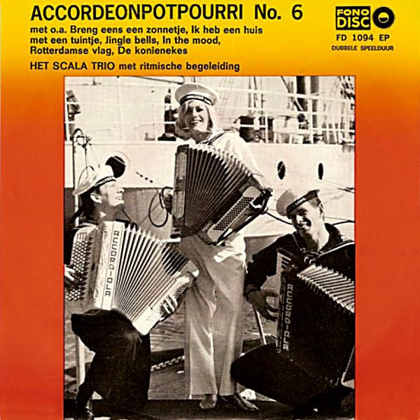 Het Scala Trio : Accordeonpotpourri No. 6 (7", EP)