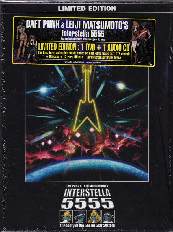 Daft Punk : Interstella 5555: The 5tory Of The 5ecret 5tar 5ystem (DVD-V, PAL + CD, Comp, Enh + Ltd)