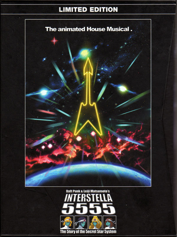 Daft Punk : Interstella 5555: The 5tory Of The 5ecret 5tar 5ystem (DVD-V, PAL + CD, Comp, Enh + Ltd)