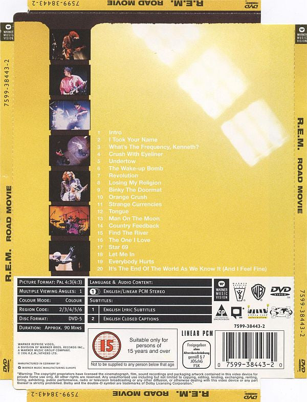 R.E.M. : Road Movie (DVD-V, Copy Prot., PAL)