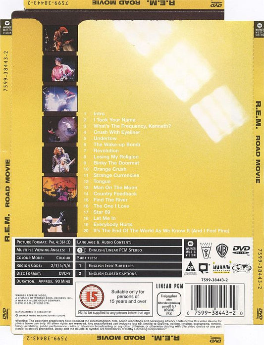 R.E.M. : Road Movie (DVD-V, Copy Prot., PAL)