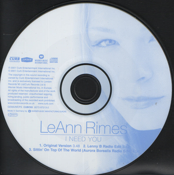 LeAnn Rimes : I Need You (CD, Single)