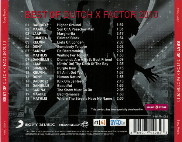 Various : Best Of Dutch X Factor 2010 (CD, Album)