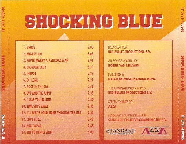 Shocking Blue : The Golden Hits (CD, Comp)