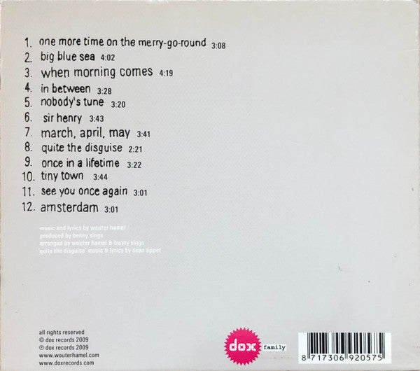 Wouter Hamel : Nobody's Tune (CD, Album)