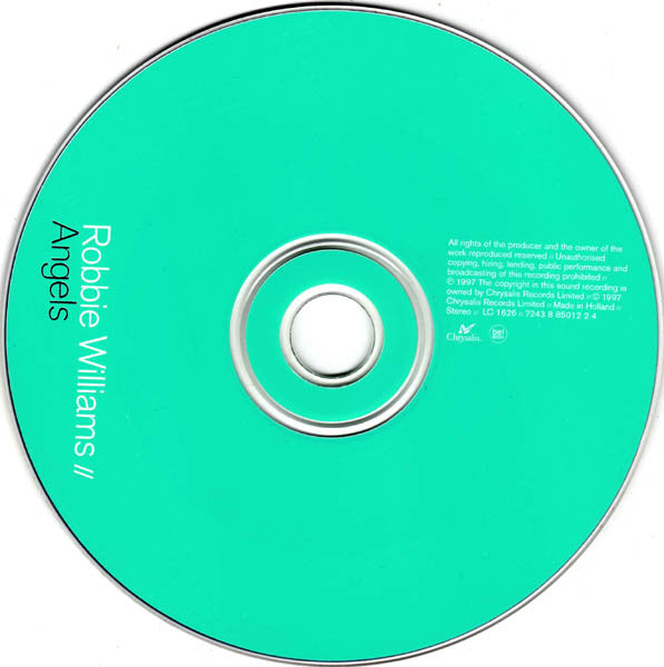 Robbie Williams : Angels (CD, Maxi)