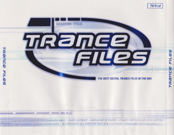 Various : Trance Files (4xCD, Comp, Mixed)