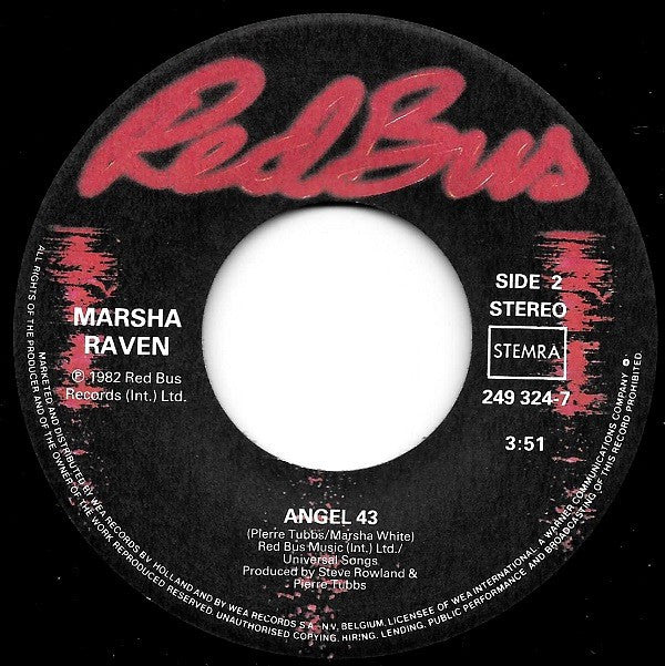 Marsha Raven : I Like Plastic (7")