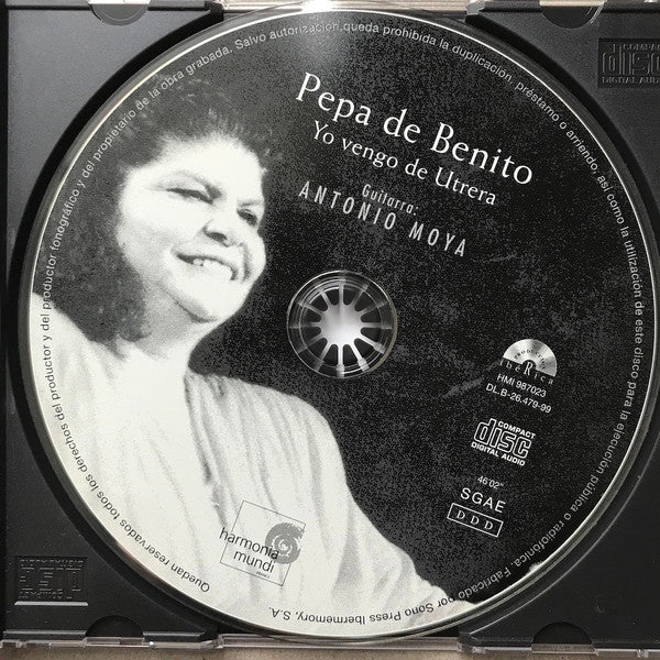 Pepa De Benito : Yo Vengo de Utrera (CD, Album)