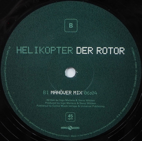 Helikopter : Der Rotor (12")