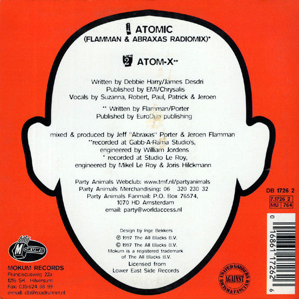Party Animals : Atomic (CD, Single)