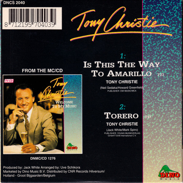 Tony Christie : Is This The Way To Amarillo (CD, Single)